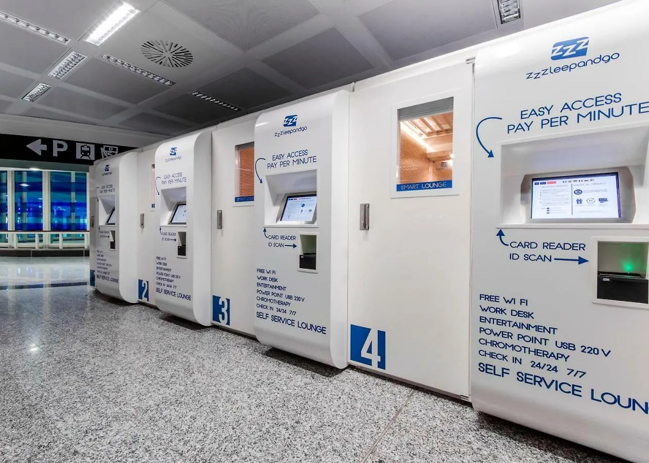 Resting Pods - -Zzzleepandgo Mxp Airport Hotel Ferno Italy